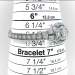 Art Deco 6.93ct.tw. Diamond Emerald Platinum Bracelet 6.5' Wrist