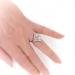 Vintage Art Deco 1.60ct.t.w. Toi Et Moi Old European Cut Diamond Ring Platinum