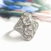 Vintage Art Deco 1.60ct.t.w. Toi Et Moi Old European Cut Diamond Ring Platinum