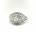 Antique Edwardian .50ct. Diamond Filigree Engagement Ring Platinum