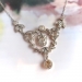 Antique Edwardian 3.70ct.tw. Diamond Lavalier Wedding Necklace 14K Platinum