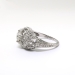 Art Deco .82 ct.t.w.Diamond Engagement Anniversary Ring Platinum