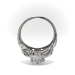 Art Deco .82 ct.t.w.Diamond Engagement Anniversary Ring Platinum