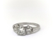 Art Deco .58 ctw Diamond Engagement Ring Platinum