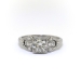 Art Deco .58 ctw Diamond Engagement Ring Platinum