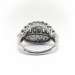 Retro 2.41 ctw. Baguette And Pave Diamond Dome Cocktail Ring Platinum