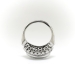 Retro 2.41 ctw. Baguette And Pave Diamond Dome Cocktail Ring Platinum