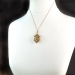 Antique Victorian Cannetille and .14 ct.t.w. Diamond Locket and Chain 10k-14K Yellow Gold