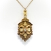 Antique Victorian Cannetille and .14 ct.t.w. Diamond Locket and Chain 10k-14K Yellow Gold