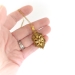 Antique Victorian Cannetille and .14 ct.t.w. Diamond Locket and Chain 10k-14K Yellow Gold