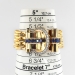 Retro Tiffany & Co. 5.26 ct. tw. Sapphire and Diamond Link Bracelet 14K Yellow Gold and Platinum 6.25 Inch Wrist