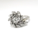 Estate .55ct.tw. Diamond Swirl Cocktail Ring 14k White Gold