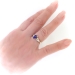 Art Deco 1.69 ct.tw. Blue Sapphire and Diamond Ring 14k