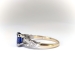 Art Deco 1.69 ct.tw. Blue Sapphire and Diamond Ring 14k