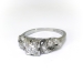 Art Deco .57 ct.tw. Diamond Filigree Engagement Ring 18k