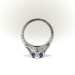 Antique Edwardian 1.88ct.tw. Sapphire and Diamond Ring Platinum