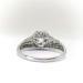 Antique Art Deco 2.37 ct. tw. Diamond Engagement Filigree Ring Platinum