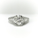 Antique Art Deco 2.37 ct. tw. Diamond Engagement Filigree Ring Platinum