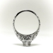 Art Deco .34 ctw. Diamond Filigree Engagement Ring 18K White Gold