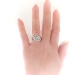 Vintage Retro .65ctw. Diamond Bypass Cocktail Ring 14K