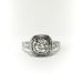 Vintage Art Deco .60ctw. Diamond Octagonal Engagement Ring Platinum