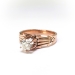 Antique 1800s .86 ct. Diamond Engagement Ring 14k