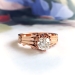 Antique 1800s .86 ct. Diamond Engagement Ring 14k