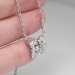 Romantic Art Deco PavÃ© Diamond Pendant Necklace 14k