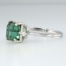 Rare 1970's H. Stern Green Tourmaline Diamond Ring 18k