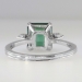 Rare 1970's H. Stern Green Tourmaline Diamond Ring 18k