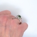 Rare 1970's H. Stern Green Tourmaline Diamond Ring 18k