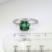 Rare 1970's H. Stern Green Tourmaline Diamond Ring 18k