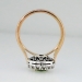 Beautiful Vintage Peridot & Diamond Halo Ring 18k