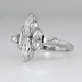 Fun 1930s 1.53ctw Marquise & Baguette Diamond Ring Platinum