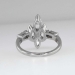 Fun 1930s 1.53ctw Marquise & Baguette Diamond Ring Platinum