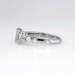 Gorgeous 2.03ct t.w. Emerald Cut Three Stone Diamond Engagement Ring Platinum