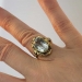 Retro Ornate 6ct Oval Aquamarine Ring 14k