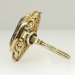 Retro Ornate 6ct Oval Aquamarine Ring 14k