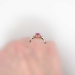 Timeless 2.26ct t.w. Cushion Pink Sapphire & Diamond Three Stone Ring 14k